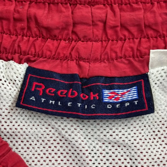 REEBOK PANTALONCINI SPORTIVI SPORTSWEAR ROSSO UNISEX USATO