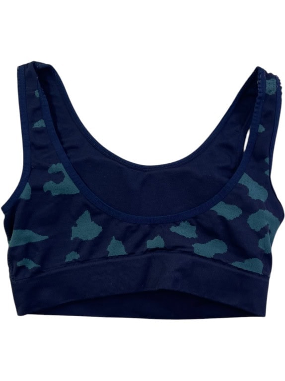 REEBOK BRA TOP CAMO SPORTSWEAR NAVY DONNA PRE OWNED S
