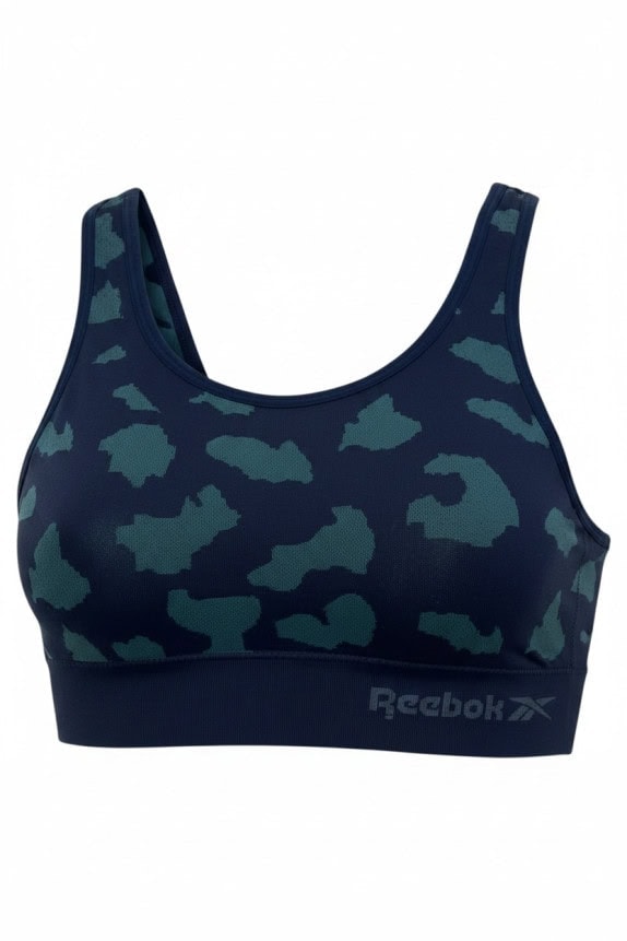 REEBOK BRA TOP CAMO SPORTSWEAR NAVY ΓΥΝΑΙΚΕΙΟ PRE OWNED S