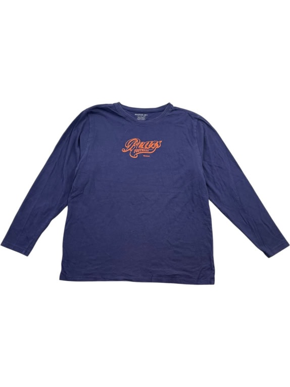 Reebok Chicago Bears Longsleeve T-Shirt Logo Μπλε UNISEX L