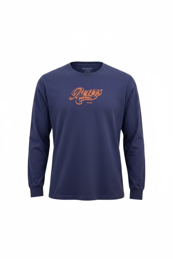 Reebok Chicago Bears Longsleeve T-Shirt Logo Μπλε UNISEX L