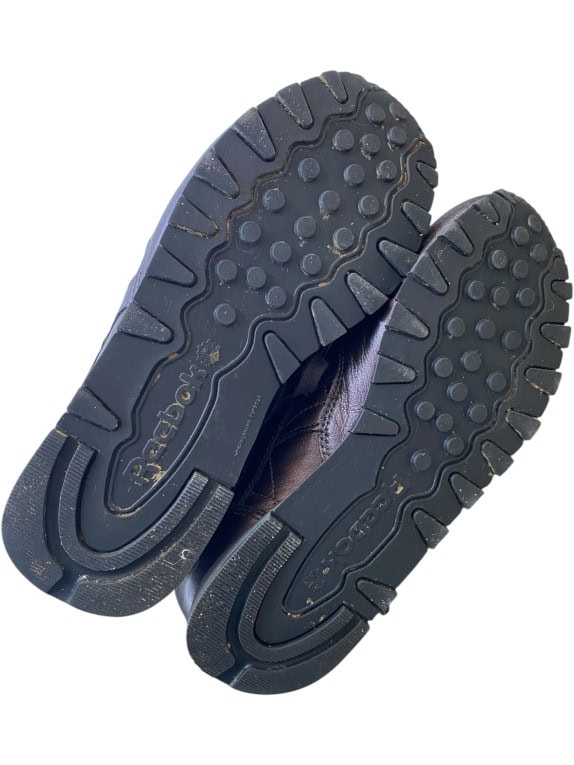 Reebok Classic Δερμάτινα Sneakers Μαύρα