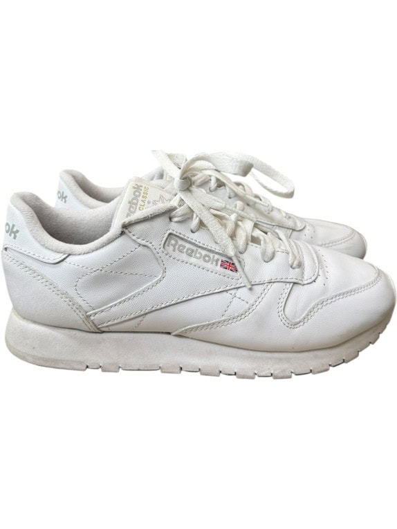 REEBOK CLASSIC LEATHER SNEAKERS VINTAGE LOGO ΛΕΥΚΟ ΓΥΝΑΙΚΕΙΟ 37