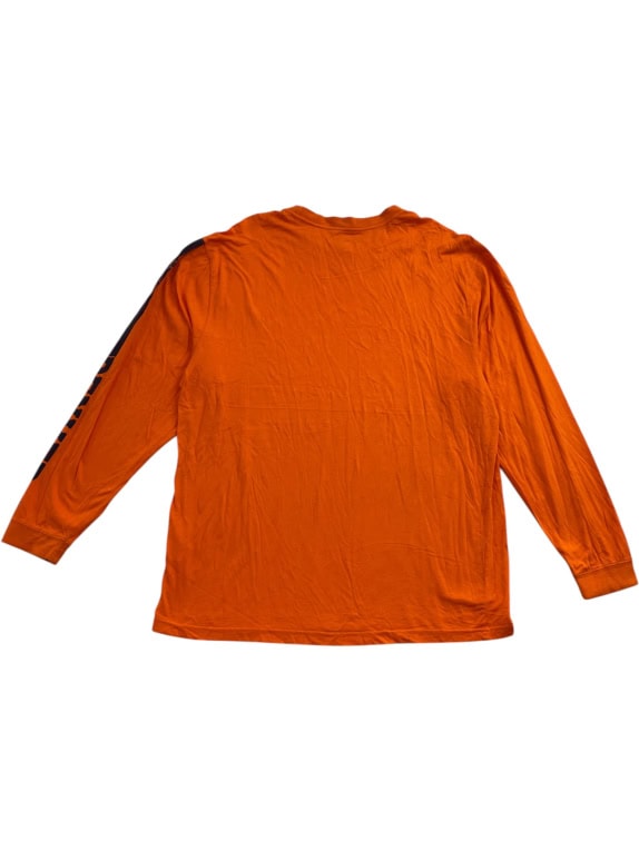 REEBOK Denver Broncos NFL Long Sleeve T-Shirt Logo Orange UNISEX XL