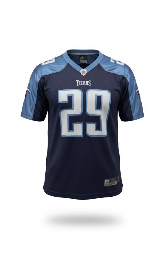 REEBOK FOOTBALL JERSEY SPORTSWEAR BLU NAVY E BLU UOMO PRE OWNED L