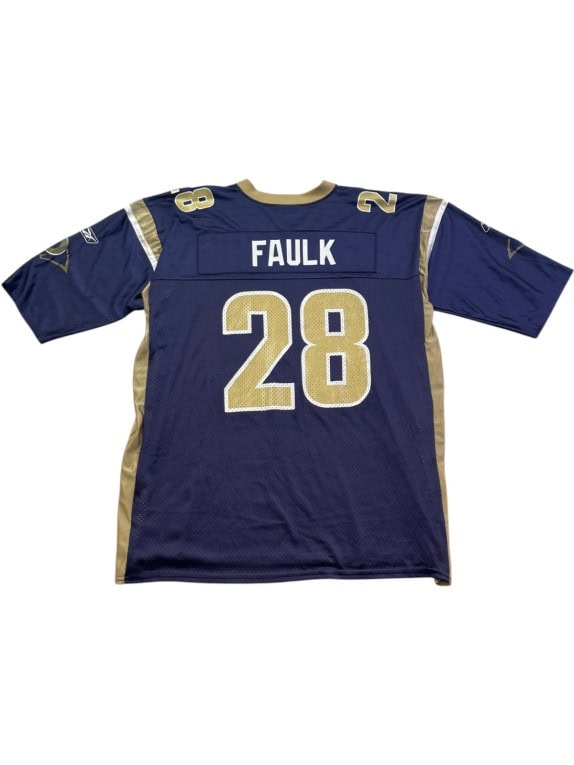 REEBOK FOOTBALL JERSEY SPORTSWEAR NAVY MEN PRE OWNED XXL