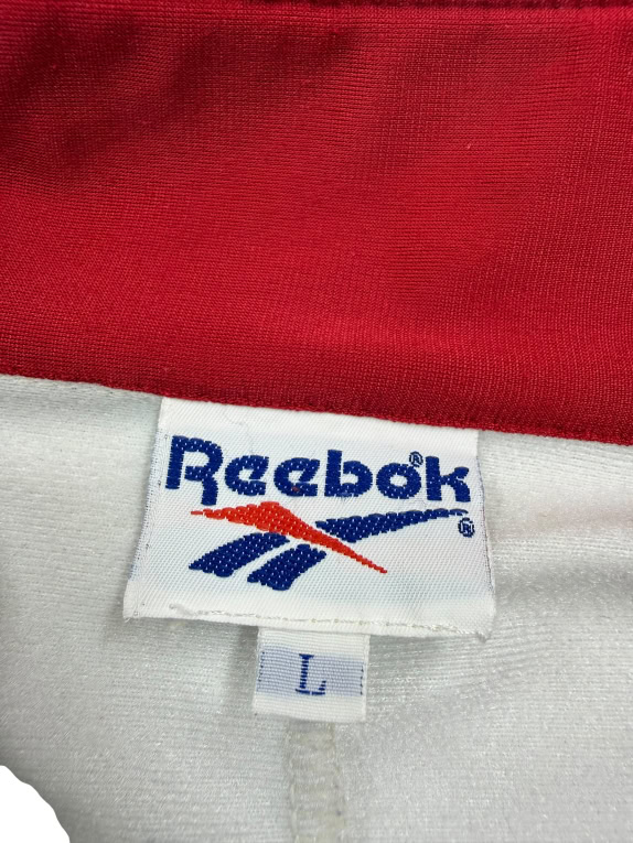 REEBOK TUTA COMPLETA VINTAGE USA LOGO BLU/BIANCO UNISEX L/XL