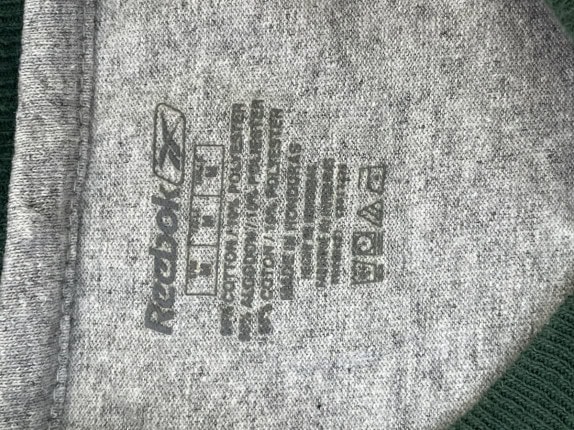 REEBOK T SHIRT GRAPHIC GRIGIO UOMO PRE OWNED