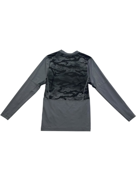 Reebok Γκρι Μακρυμάνικο Αθλητικό Compression Μπλουζάκι Ανδρικό M