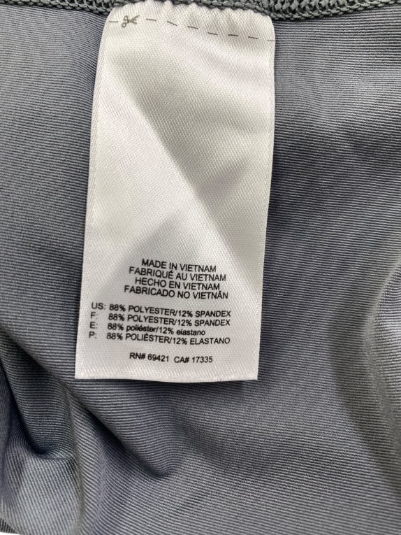 Reebok Γκρι Μακρυμάνικο Αθλητικό Compression Μπλουζάκι Ανδρικό M