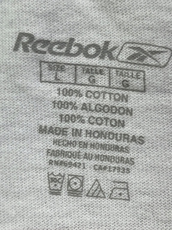 REEBOK GRAPHIC TEE SPORTSWEAR ΛΕΥΚΟ ΑΝΤΡΙΚΟ PRE OWNED L
