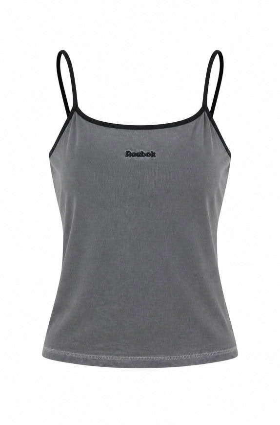 REEBOK WOMENS TANK TOP MINIMAL GREY PRE OWNED M