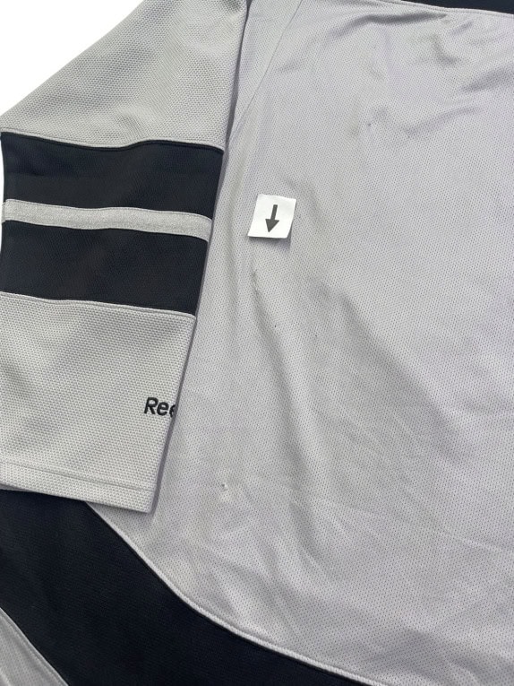REEBOK JERSEY ARCHIVE GREY MALE PRE OWNED L