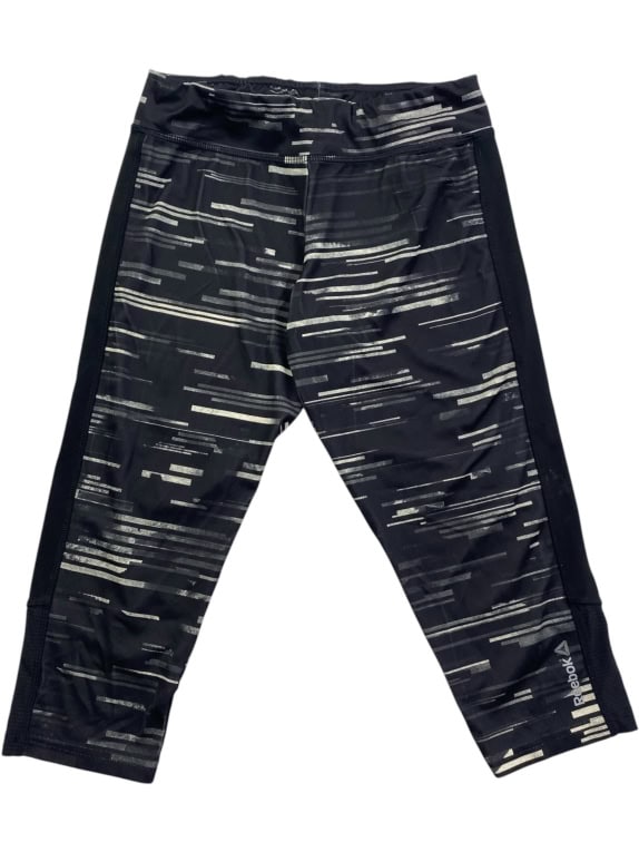 Reebok Κολάν 3/4 Performance Athletic Λογότυπο Μαύρο Γυναικείο M