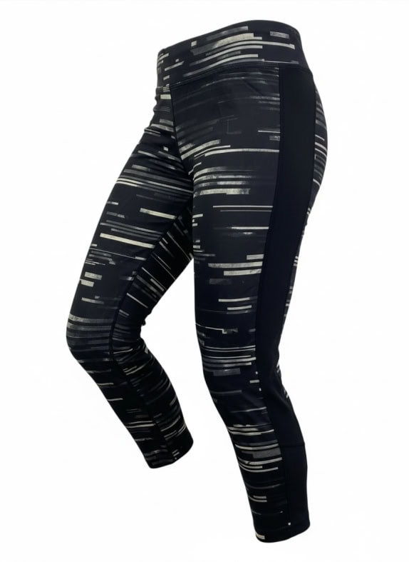 Reebok Κολάν 3/4 Performance Athletic Λογότυπο Μαύρο Γυναικείο M