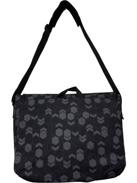 REEBOK MESSENGER BAG MINIMAL CHARCOAL UNISEX PRE OWNED