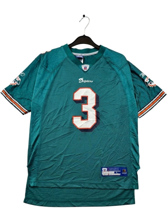 REEBOK NFL FOOTBALL JERSEY SPORTSWEAR PETROLIO UOMO PRE OWNED XS