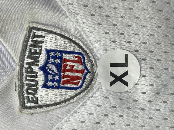 NFL GAME JERSEY SPORTSWEAR BIANCO UOMO PRE OWNED XL