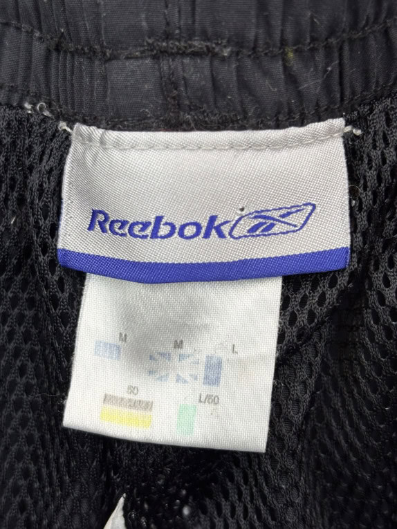 REEBOK PANTALONI SPORTIVI NERI UOMO PRE OWNED M