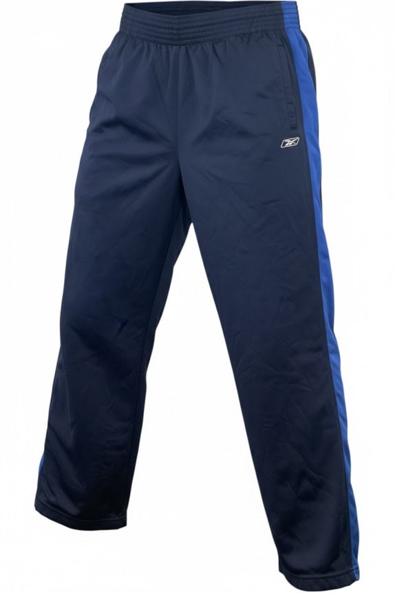 REEBOK PANTALONI TRACK SPORTSWEAR BLU NAVY UOMO PRE OWNED XL
