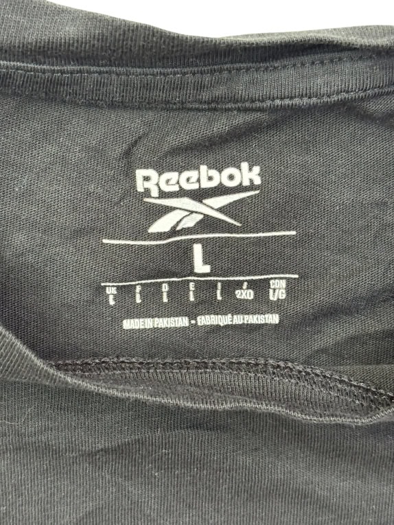 REEBOK T-SHIRT BIG LOGO ΜΑΥΡΟ UNISEX L