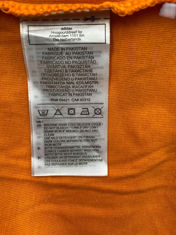 REEBOK T-SHIRT CASUAL ΛΟΓΟΤΥΠΟ ΠΟΡΤΟΚΑΛΙ ΑΝΔΡΙΚΟ L