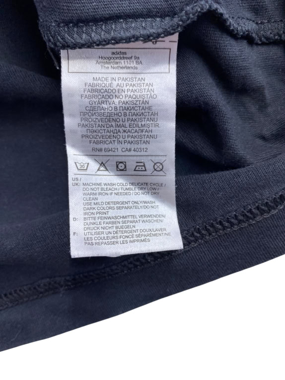 Reebok T-Shirt Logo Print Μαύρο UNISEX M