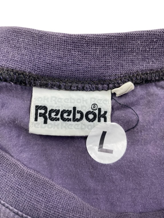 REEBOK T-Shirt Vintage Center Logo Μωβ/Γκρι Γυναικείο L