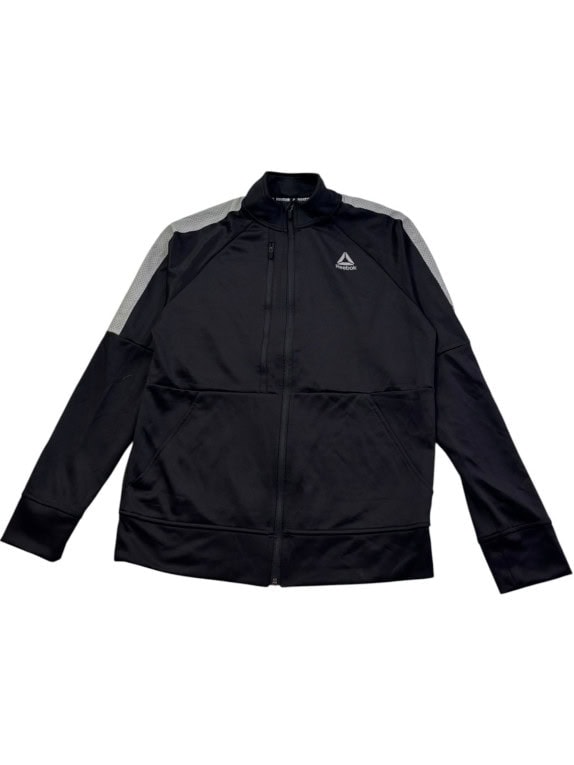 REEBOK GIACCA TRACK SPORTSWEAR NERA UOMO PRE OWNED M
