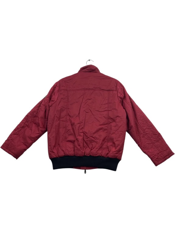 RefrigiWear Giubbotto bomber workwear con logo bordeaux da uomo XL