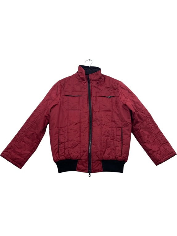 RefrigiWear Giubbotto bomber workwear con logo bordeaux da uomo XL
