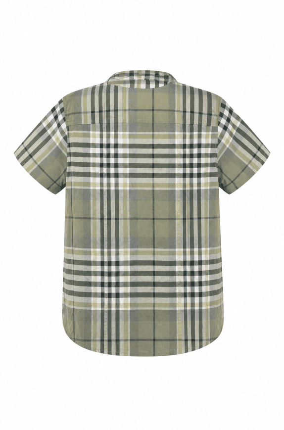 DICKIES ΠΟΥΚΑΜΙΣΟ SHORT SLEEVE PLAID ΟΛΙΒΕ ΓΥΝΑΙΚΕΙΟ PRE OWNED M