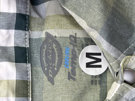 DICKIES ΠΟΥΚΑΜΙΣΟ SHORT SLEEVE PLAID ΟΛΙΒΕ ΓΥΝΑΙΚΕΙΟ PRE OWNED M