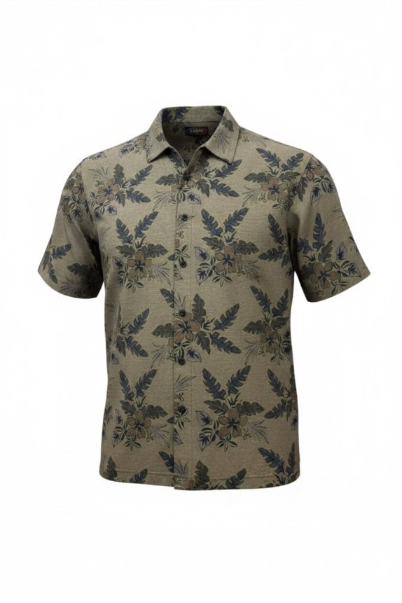 REPP ΠΟΥΚΑΜΙΣΟ HAWAIIAN VINTAGE OLIVE ΑΝΤΡΙΚΟ PRE OWNED XL