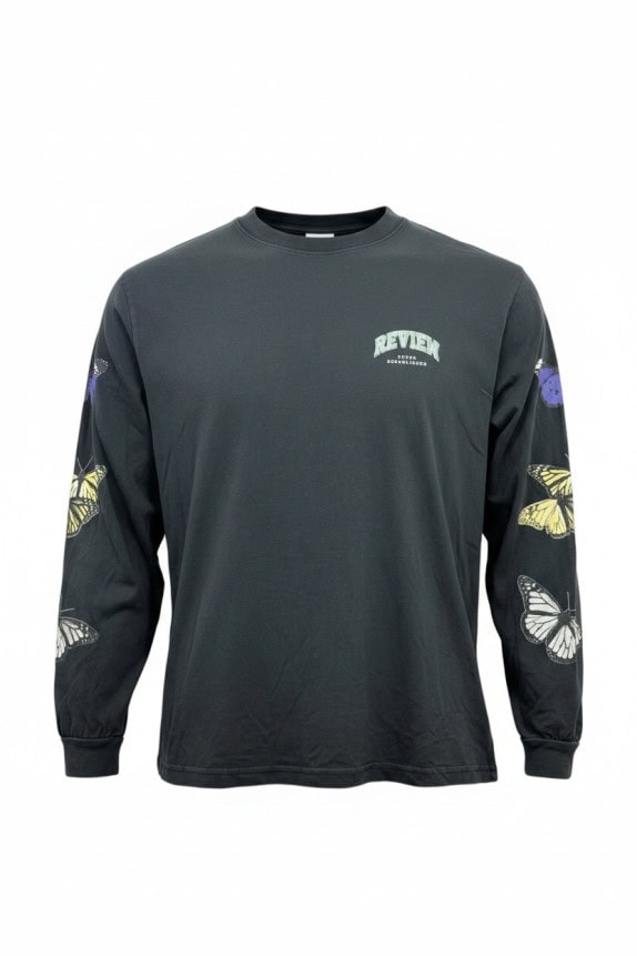 REVIEW ΜΑΚΡΥΜΑΝΙΚΟ T SHIRT GRAPHIC FADED BLACK ΑΝΤΡΙΚΟ PRE OWNED L