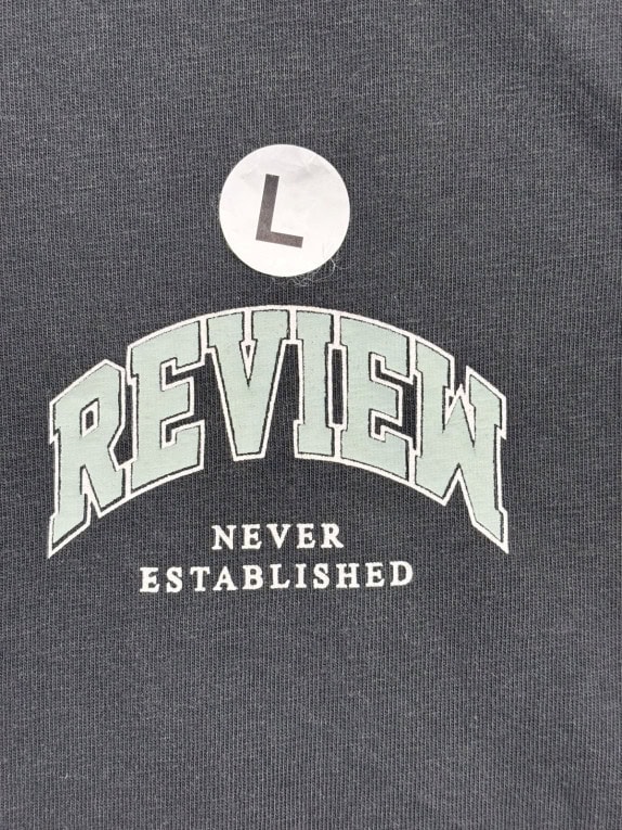 REVIEW MAGLIA MANICA LUNGA GRAPHIC FADED BLACK UOMO PRE OWNED L