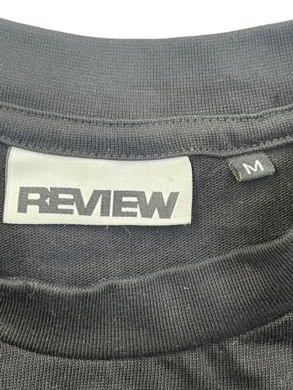 REVIEW T SHIRT MINIMAL ΜΑΥΡΟ UNISEX PRE OWNED M