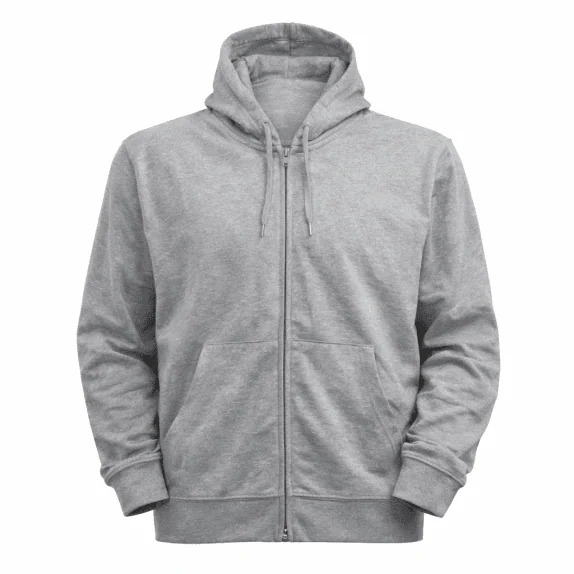 Review Zip Hoodie Casual Logo Grey Men’s XXL