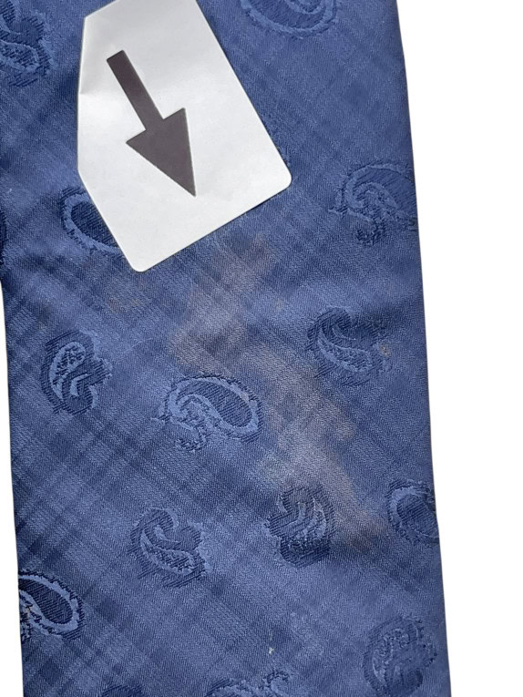 RICERCHE DI ENRICO COVERI CRAVATTA CLASSICA NAVY UOMO PRE OWNED