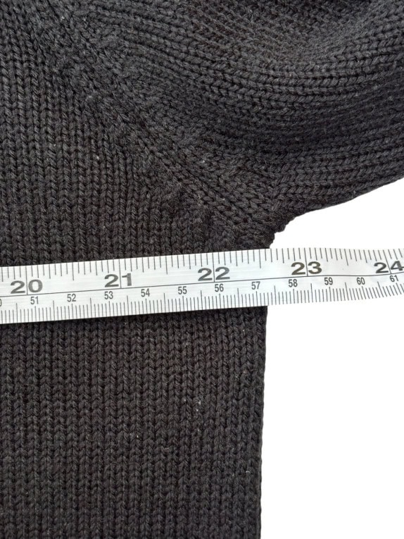 RICHMOND DENIM MAGLIONE IN MAGLIA SPELL OUT NERO UOMO PRE OWNED L