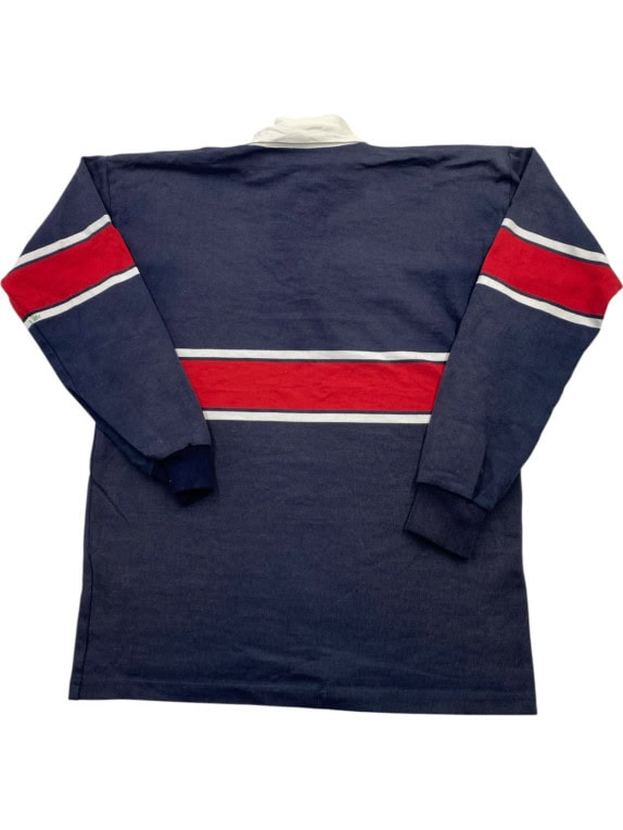 RIDER SPORTSWEAR ΜΠΛΟΥΖΑ RUGBY RETRO NAVY ΑΝΤΡΙΚΟ PRE OWNED S