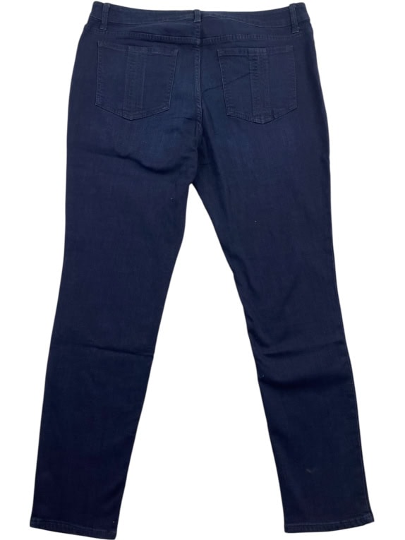 Riders by Lee Τζιν Παντελόνι Skinny Mid Rise Λογότυπο Μπλε Σκούρο Γυναικείο XL