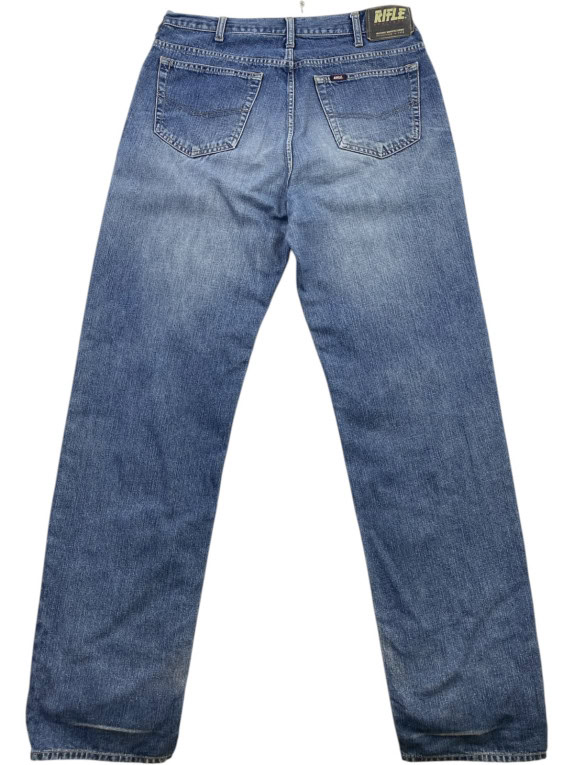 RIFLE HERITAGE ΤΖΙΝ ΠΑΝΤΕΛΟΝΙ VINTAGE WASHED BLUE ΑΝΤΡΙΚΟ PRE OWNED XL