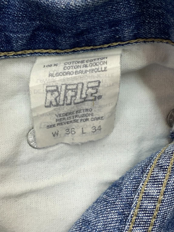 RIFLE HERITAGE ΤΖΙΝ ΠΑΝΤΕΛΟΝΙ VINTAGE WASHED BLUE ΑΝΤΡΙΚΟ PRE OWNED XL