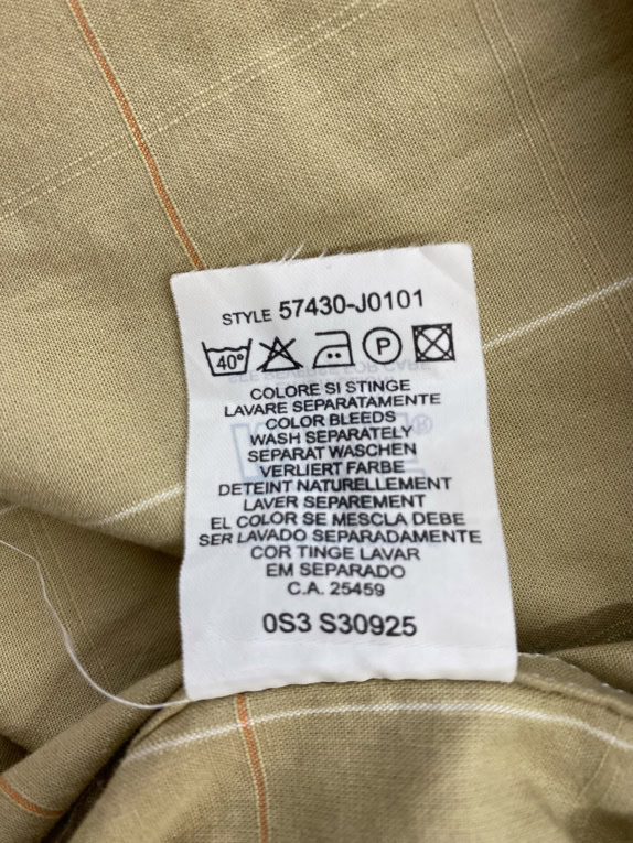 Camicia da uomo RIFLE Heritage Vintage a quadri beige XL