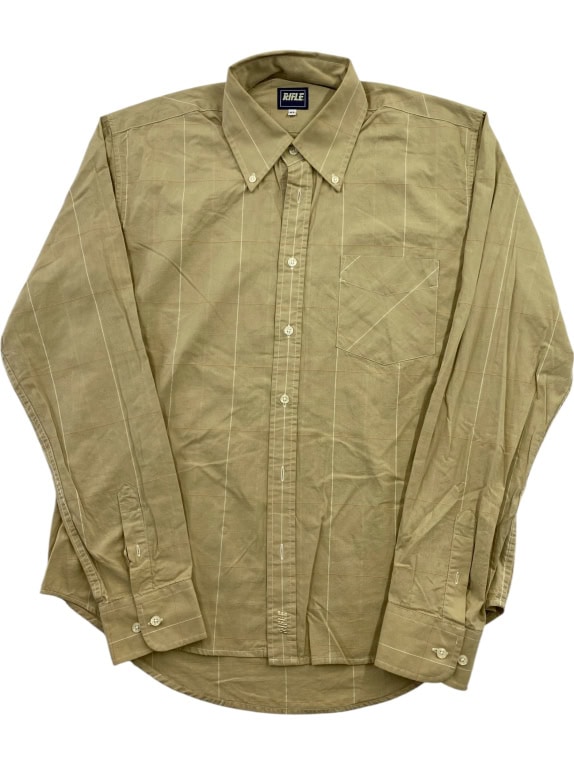 Camicia da uomo RIFLE Heritage Vintage a quadri beige XL