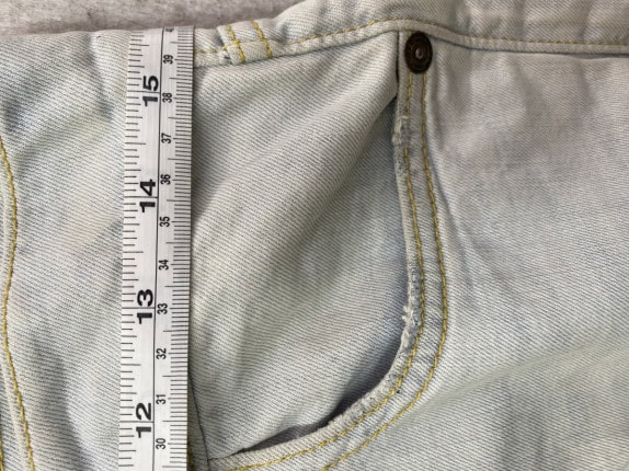 RIFLE JEANS MINIMAL WASHED BLUE MEN PRE OWNED XS