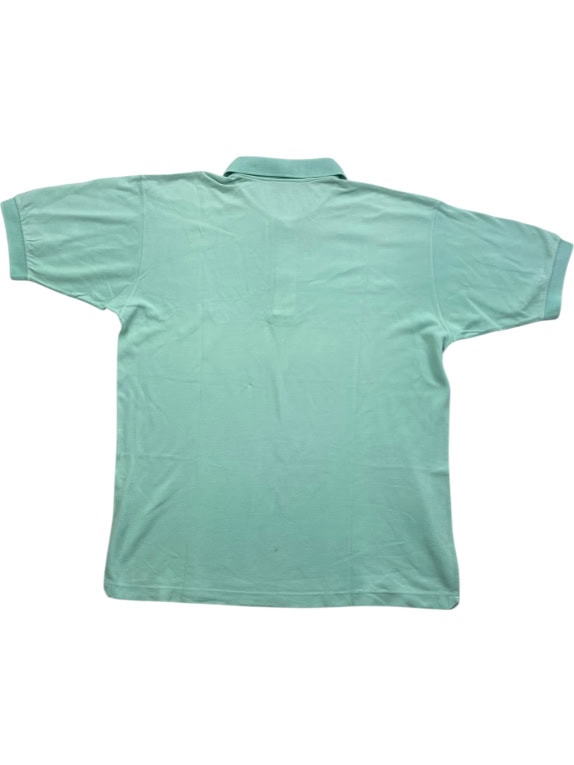 RIFLE Vintage Polo Shirt Embroidered Logo Turquoise Men’s L