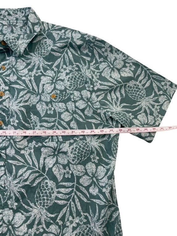 RIP CARLSON CAMICIA VINTAGE VERDE UOMO PRE OWNED