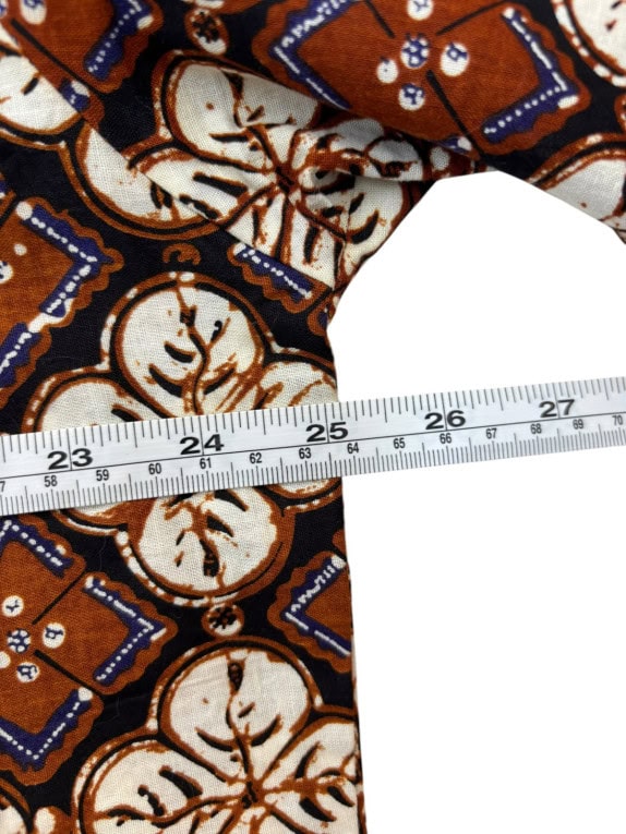 RIZKY RETRO SHIRT BROWN MENS PRE OWNED L